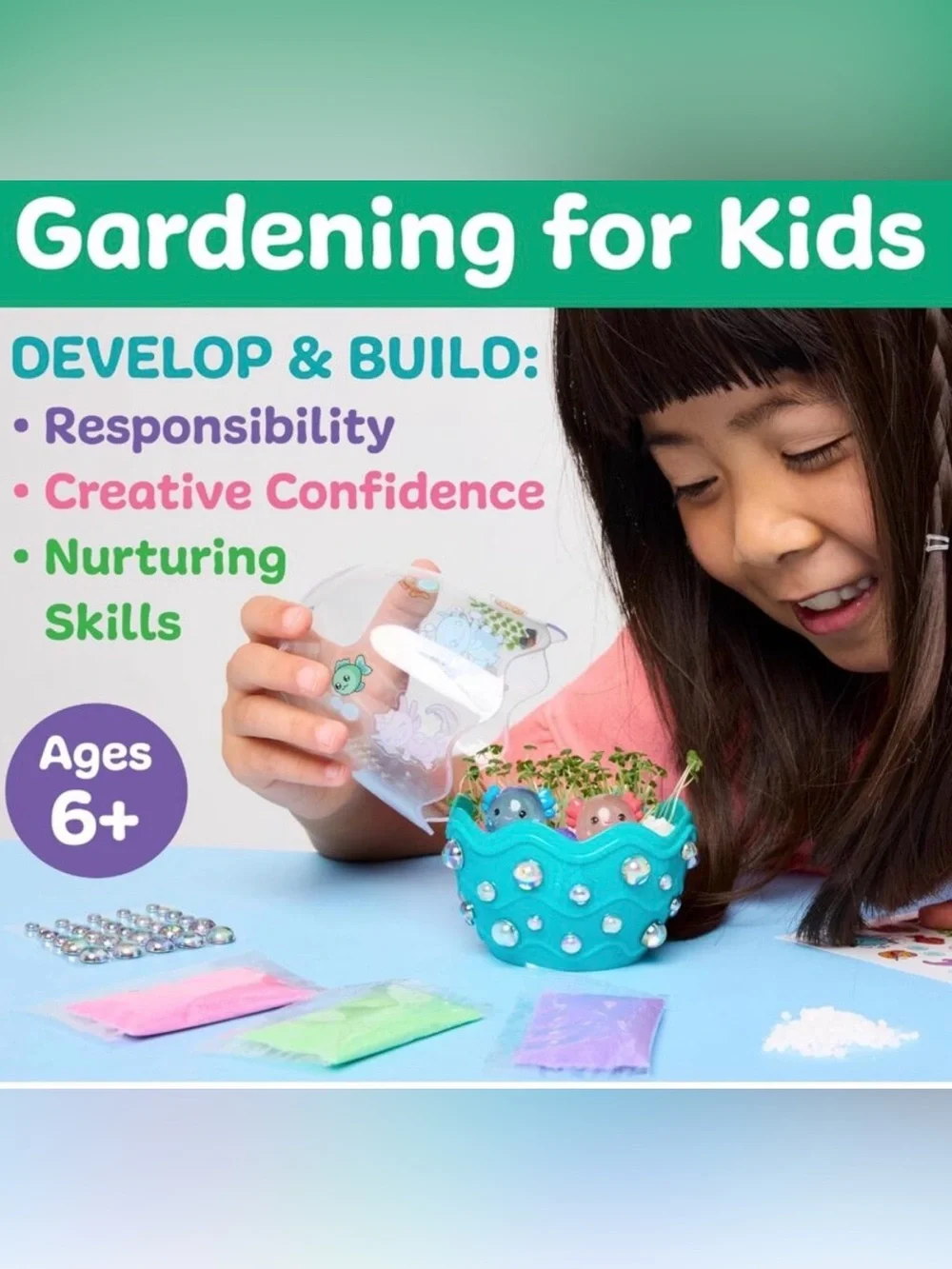 Mini Garden Axolotl Kids Toy - Chia Garden